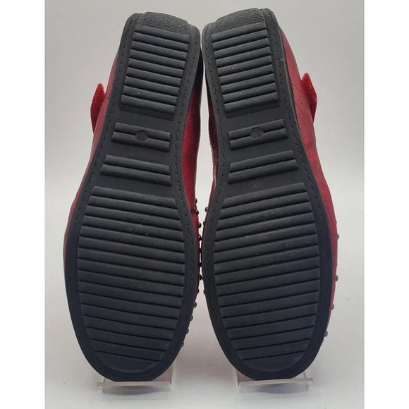 Helle Comfort Red Mary Jane Style Flats Lisboa Red C17701  Size 38 EUR 7 US - Picture 7 of 7